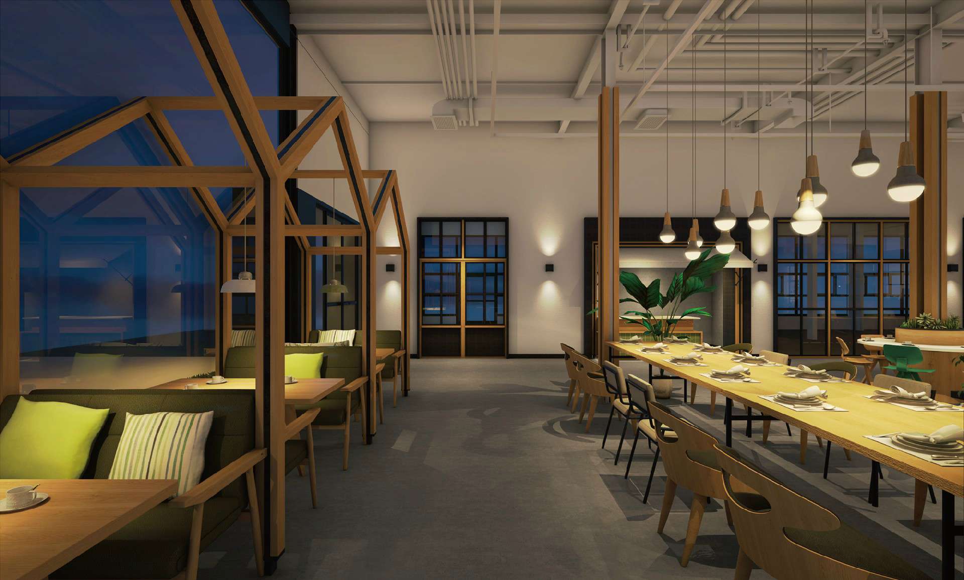 鄭州外貿(mào)公司企業(yè)展廳設計裝修效果圖