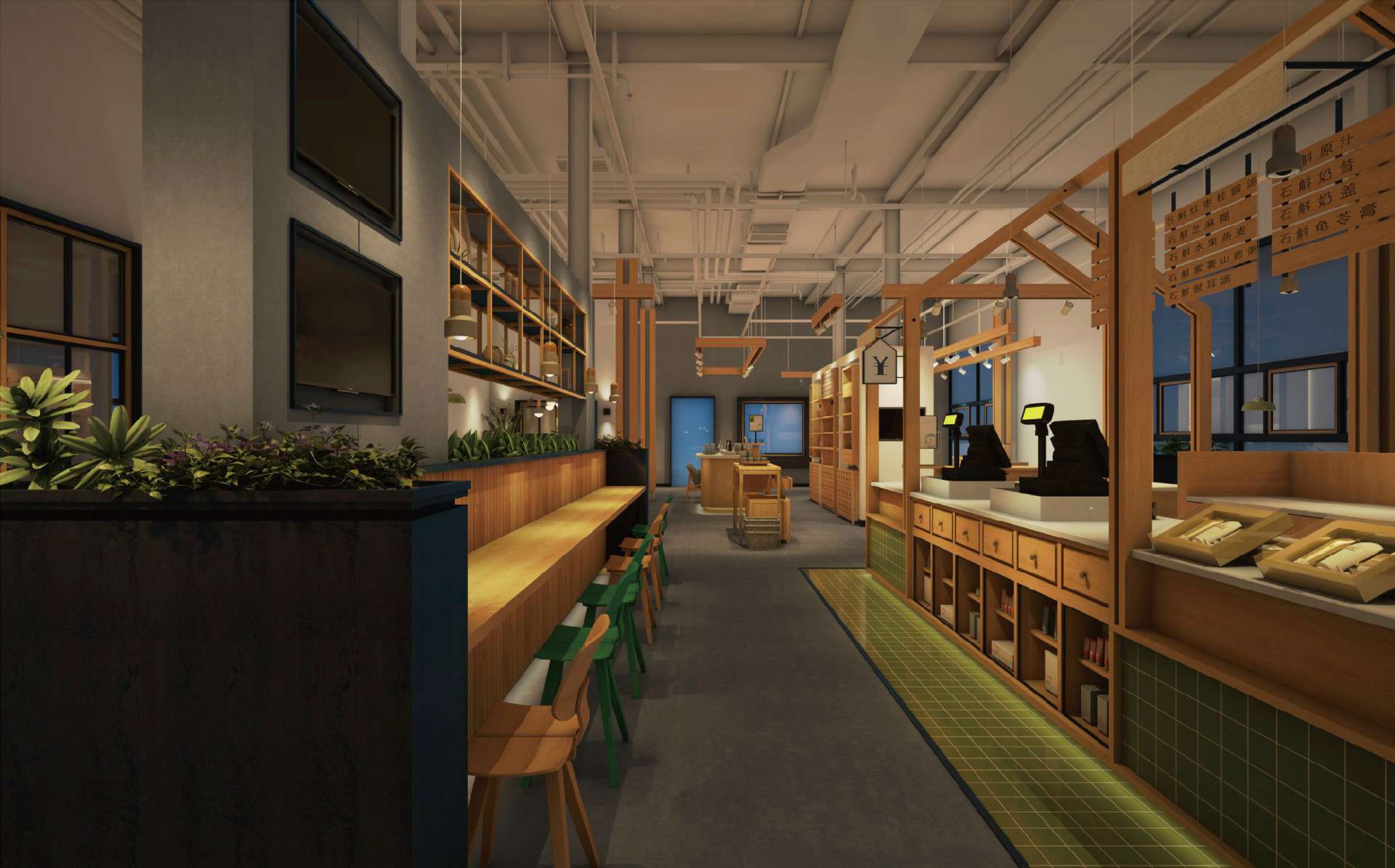 鄭州外貿(mào)公司企業(yè)展廳設計裝修效果圖