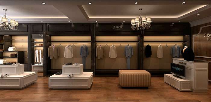 鄭州男裝專賣(mài)店裝修設(shè)計(jì)效果圖
