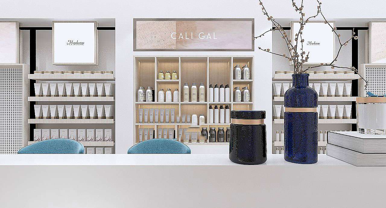 鄭州商場(chǎng)化妝品專柜裝修設(shè)計(jì)效果圖