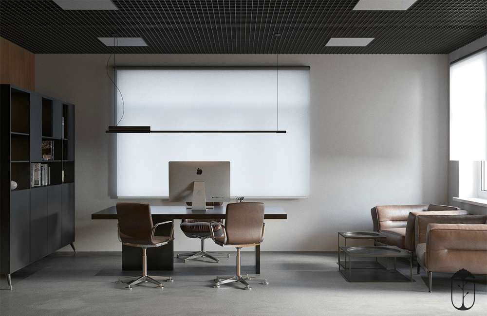 惠濟(jì)區(qū)貿(mào)易公司辦公室裝修設(shè)計效果圖