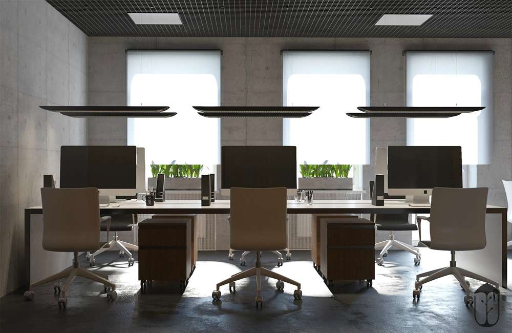 惠濟(jì)區(qū)貿(mào)易公司辦公室裝修設(shè)計效果圖