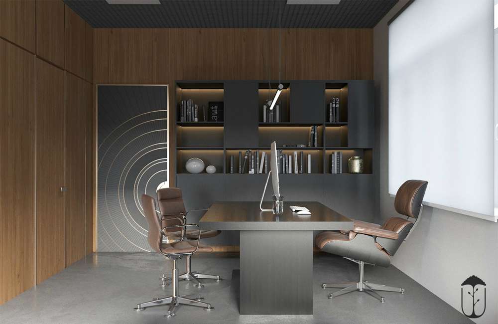 惠濟(jì)區(qū)貿(mào)易公司辦公室裝修設(shè)計效果圖