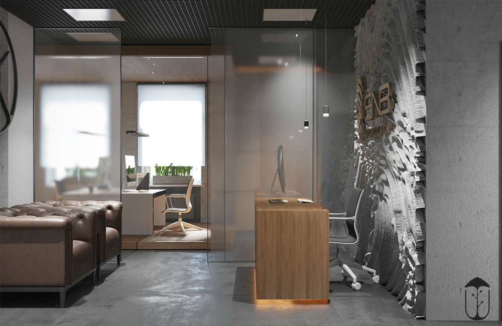 惠濟(jì)區(qū)貿(mào)易公司辦公室裝修設(shè)計效果圖