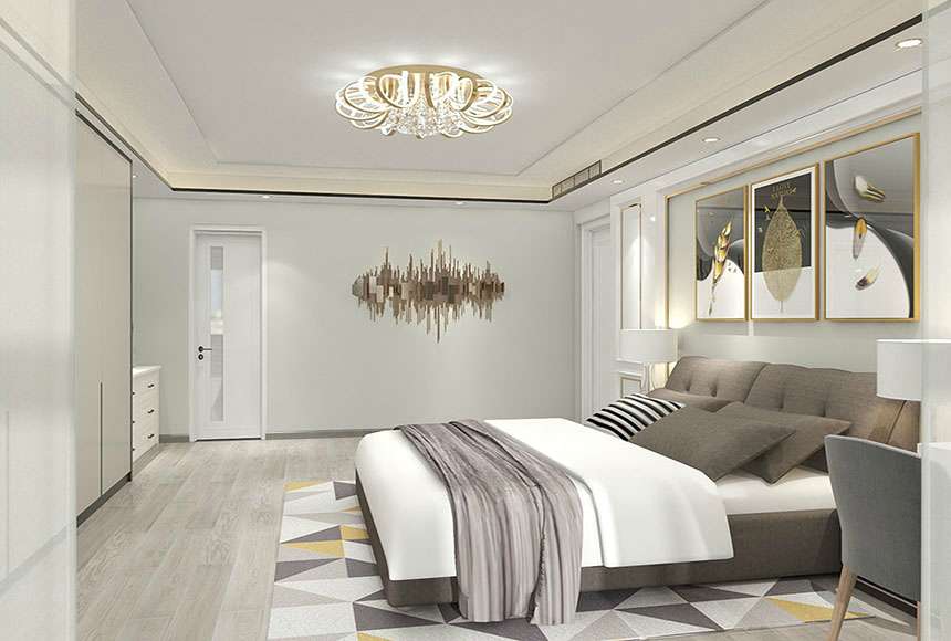 鄭州180平米簡歐風(fēng)格別墅裝修案例