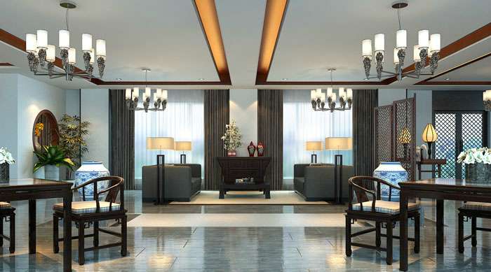 藝術(shù)品收藏私人會所裝修設計效果圖