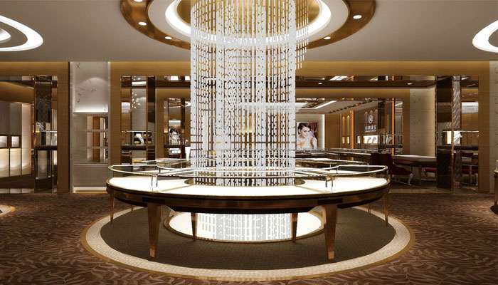 珠寶連鎖品牌店裝修設(shè)計效果圖