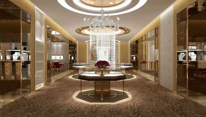 珠寶連鎖品牌店裝修設(shè)計效果圖