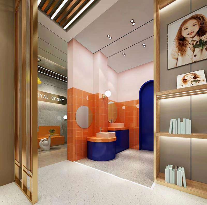 新鄭兒童攝影店裝修設(shè)計(jì)效果圖