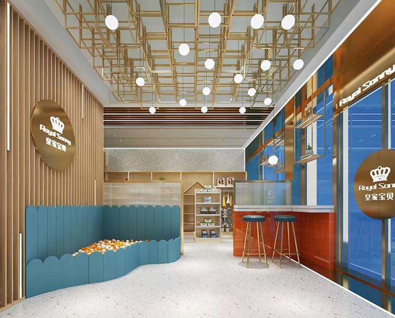 新鄭兒童攝影店裝修設(shè)計(jì)效果圖