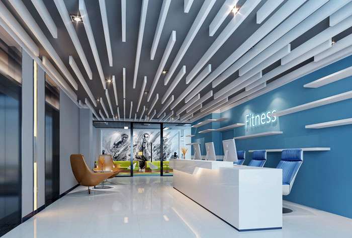 鄭州健身會所裝修設(shè)計(jì)效果圖