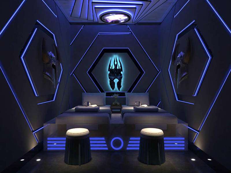 鄭州足浴店設計方案效果圖