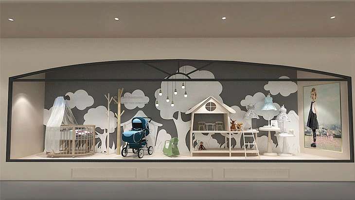 母嬰用品店裝修設(shè)計效果圖