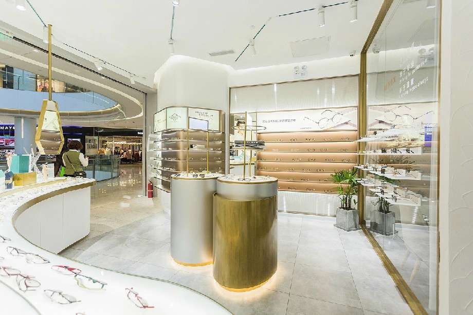 品牌眼鏡店裝修設(shè)計效果圖