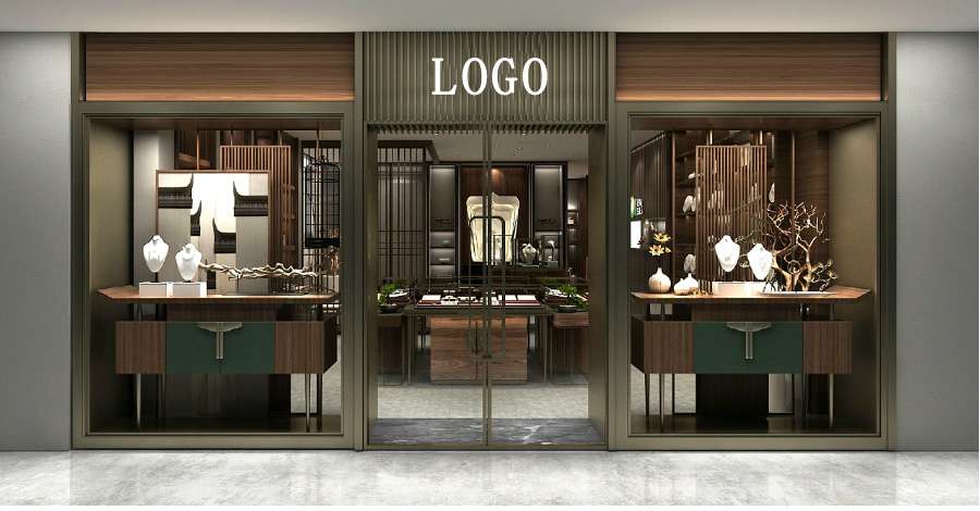 鄭州文玩店面裝修設(shè)計效果圖