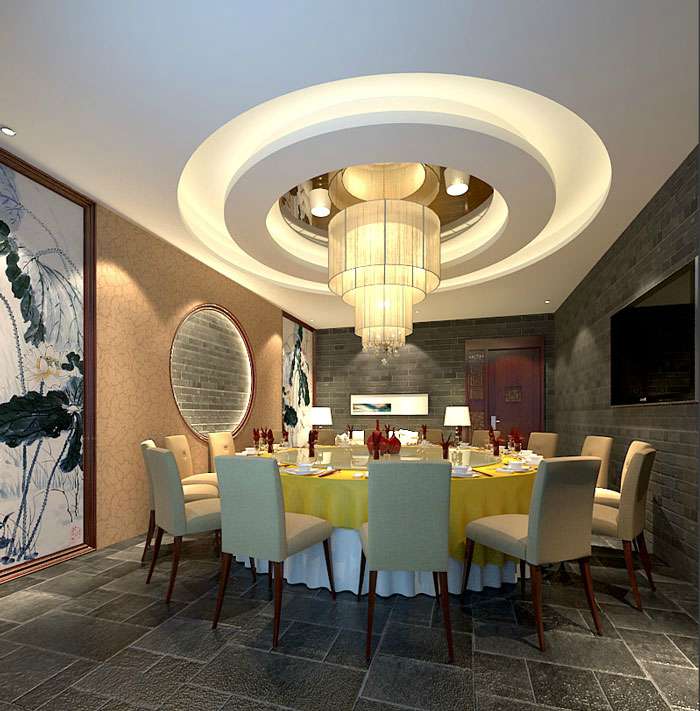 500平開封市火鍋店裝修設(shè)計(jì)效果圖