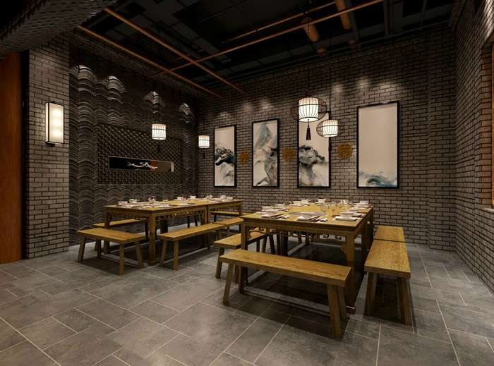 特色火鍋店裝修設(shè)計(jì)效果圖