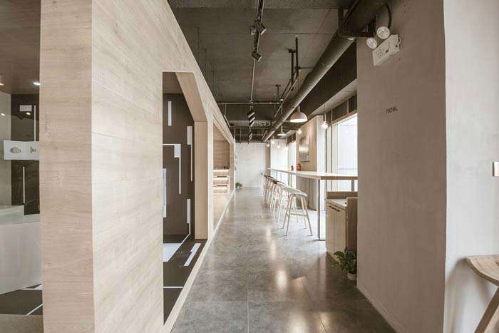 舒適簡潔的咖啡店裝修設(shè)計效果圖