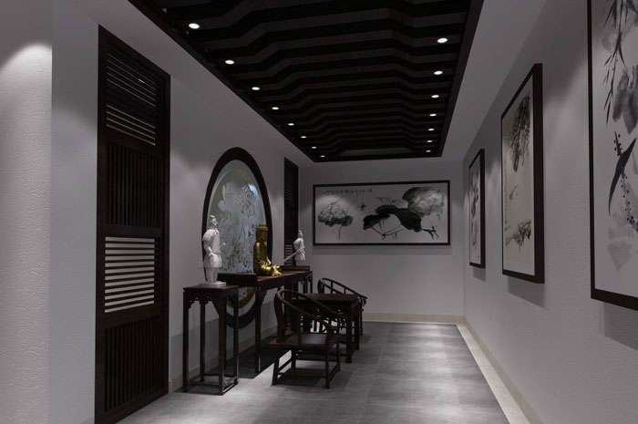 木業(yè)家居展廳裝修設計效果圖