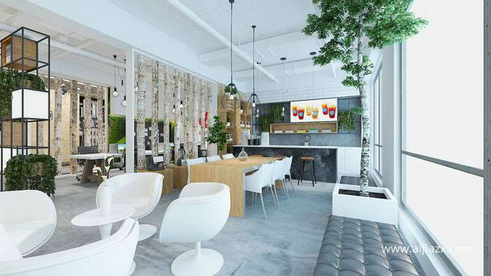 450平方電子商務(wù)辦公室裝修效果圖