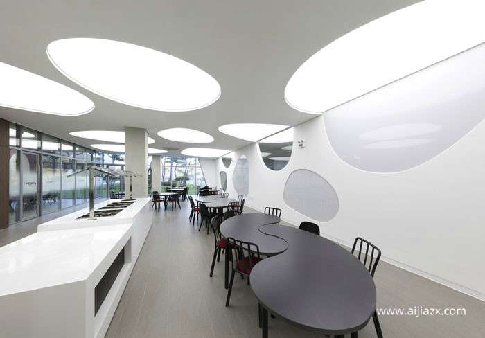 3200㎡工廠(chǎng)辦公樓裝修設(shè)計(jì)效果圖