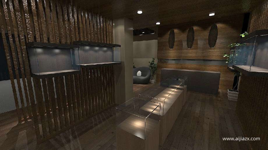 鄭州玉器古玩店設(shè)計效果圖