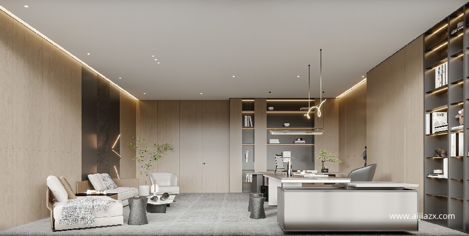 中科院鄭州分院獨(dú)棟辦公樓裝修設(shè)計(jì)