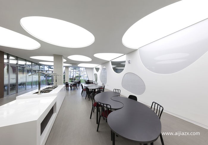 2200平方食品工廠辦公樓裝修設(shè)計(jì)效果圖