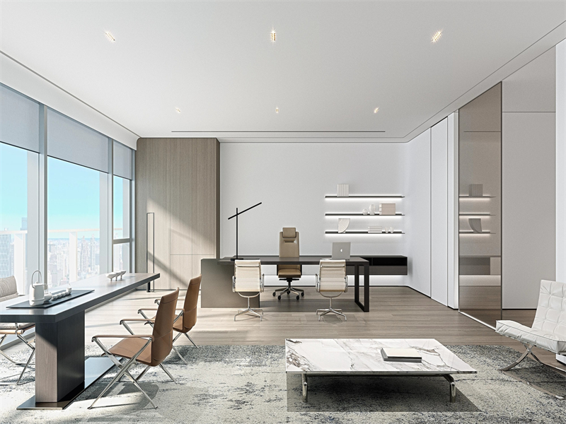 450平米醫(yī)藥公司辦公區(qū)設(shè)計效果圖