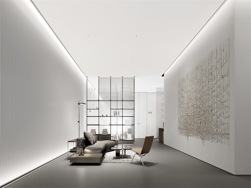 450平米醫(yī)藥公司辦公區(qū)設(shè)計效果圖