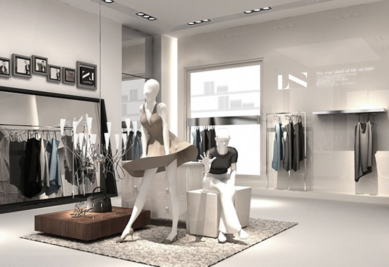 鄭州品牌女裝專(zhuān)賣(mài)店裝修設(shè)計(jì)案例