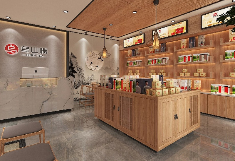 茶葉店裝修設(shè)計效果圖鑒賞
