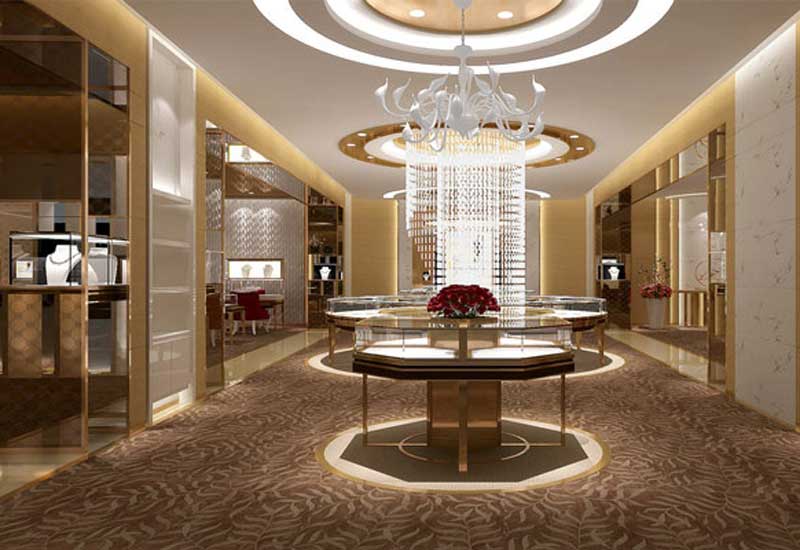 珠寶連鎖品牌店裝修設(shè)計(jì)效果圖