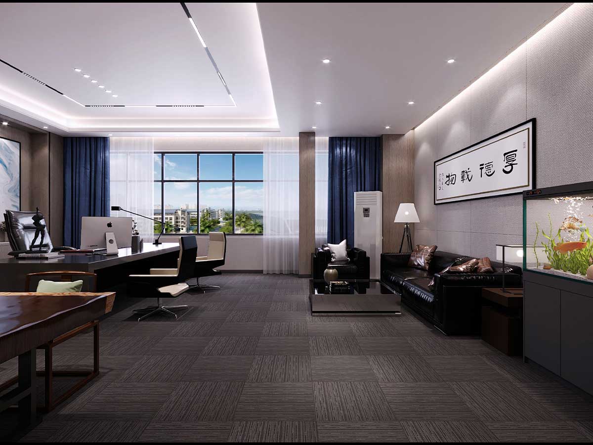 產業(yè)園800平米辦公室裝修設計案例欣賞