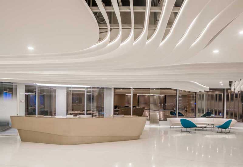 鄭州事務(wù)所辦公空間裝修設(shè)計，麻繩工作室效果圖