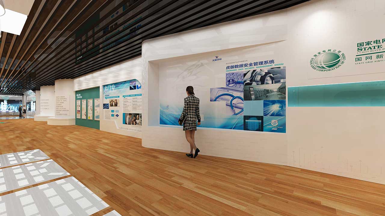 鄭州職業(yè)技術學院實訓教室展廳設計