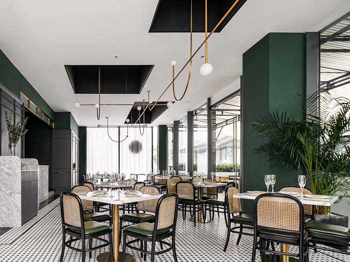 210m2許昌西餐廳裝修設(shè)計效果圖