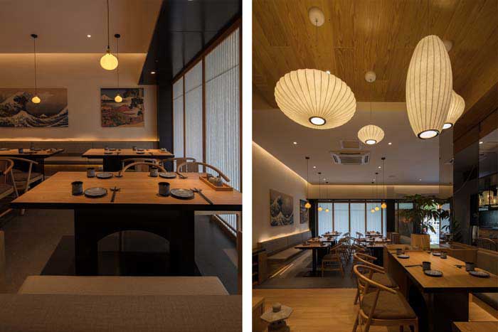 商丘日料餐廳設(shè)計200平米裝修效果圖