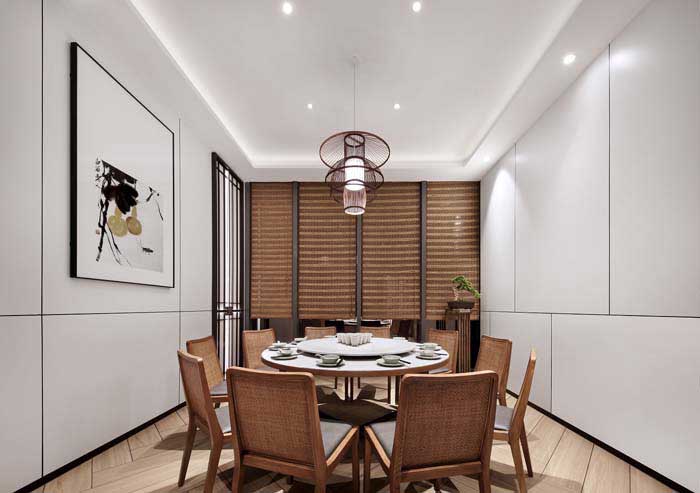 550平米鄭州中餐廳設(shè)計裝修效果圖