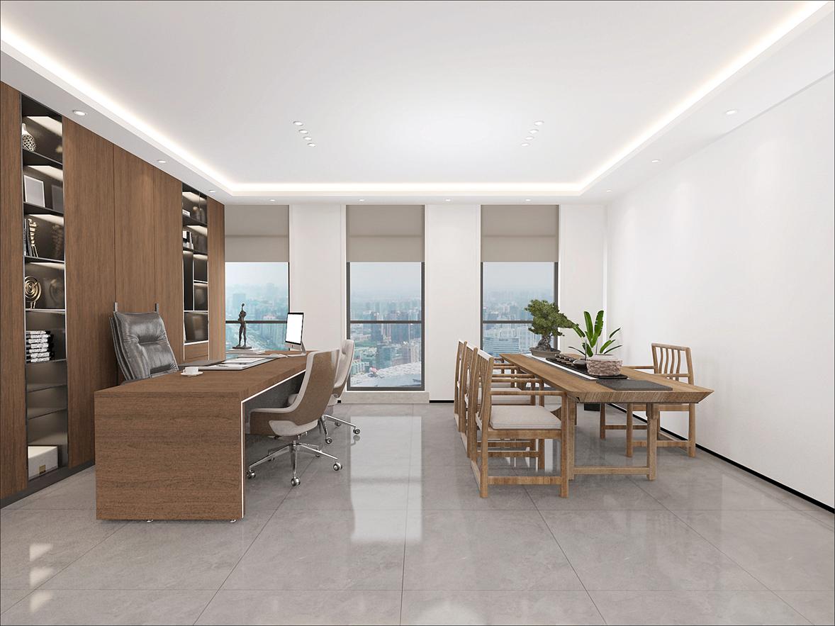 鄭州管城區(qū)辦公室裝修設計效果圖