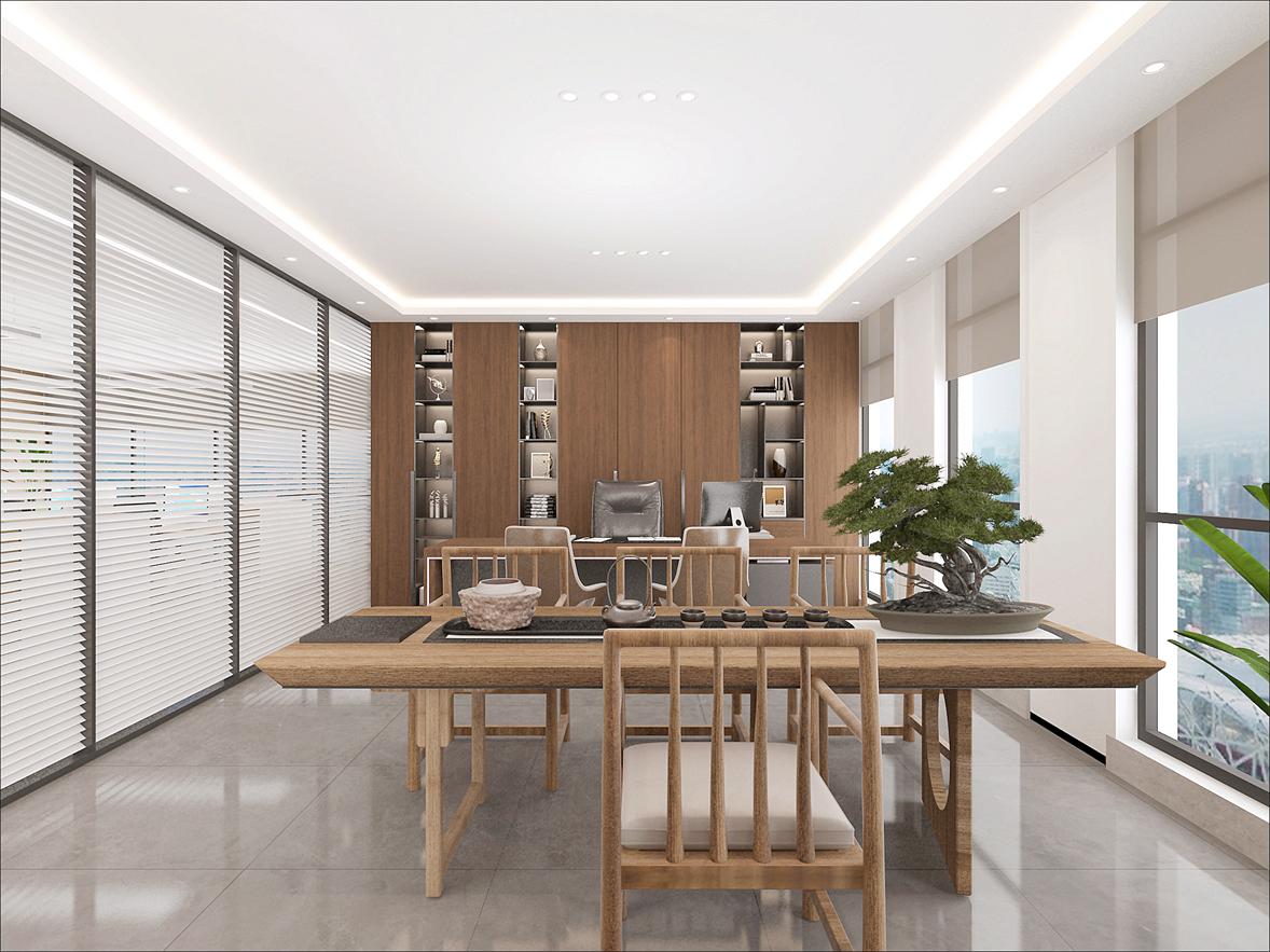 鄭州管城區(qū)辦公室裝修設計效果圖