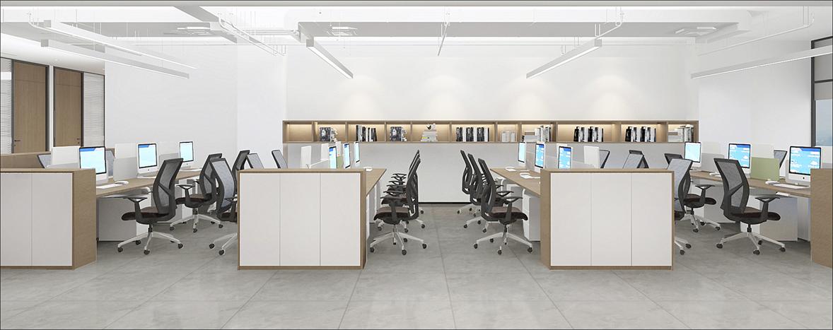 鄭州管城區(qū)辦公室裝修設計效果圖