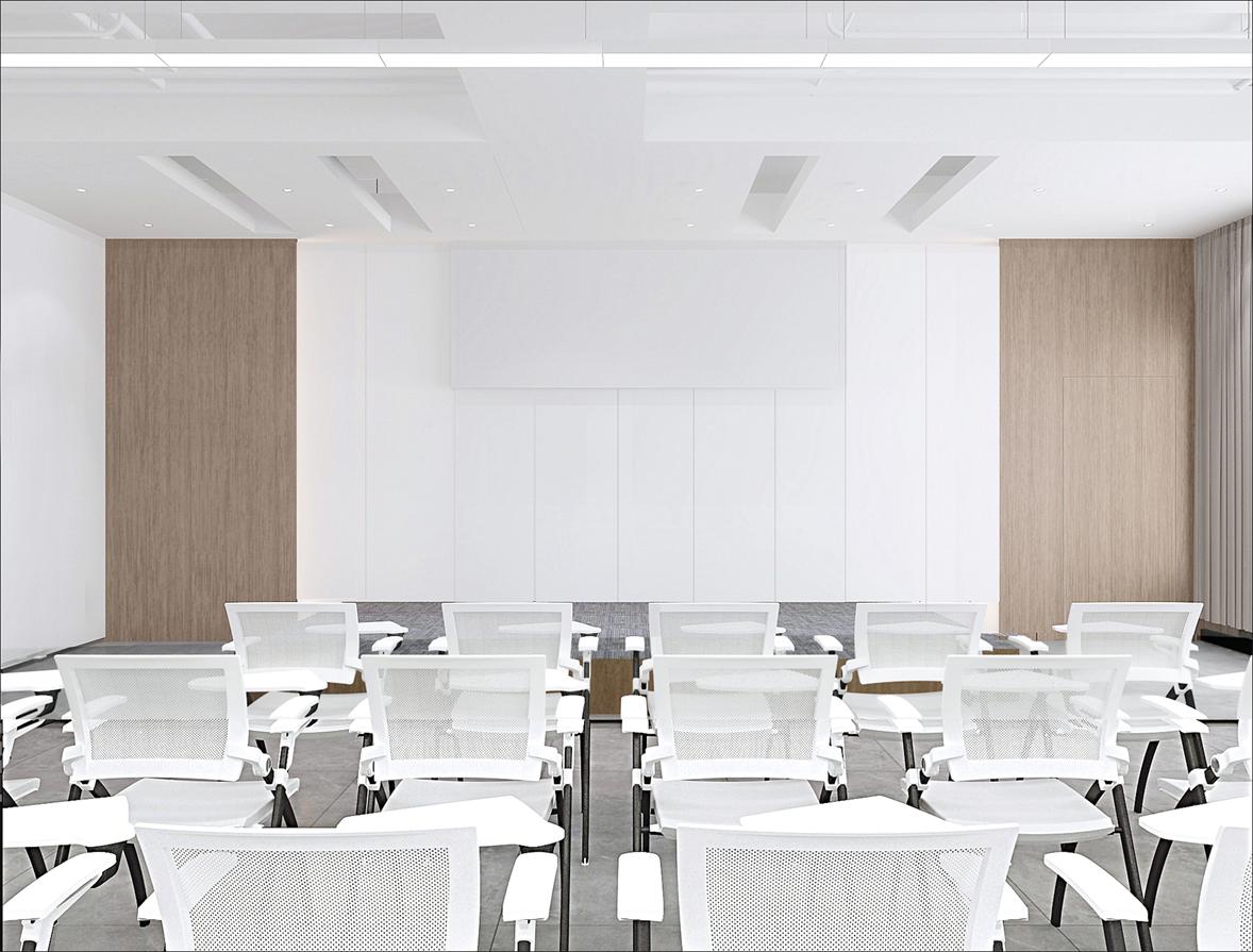 鄭州中原區(qū)辦公室裝修設計效果圖