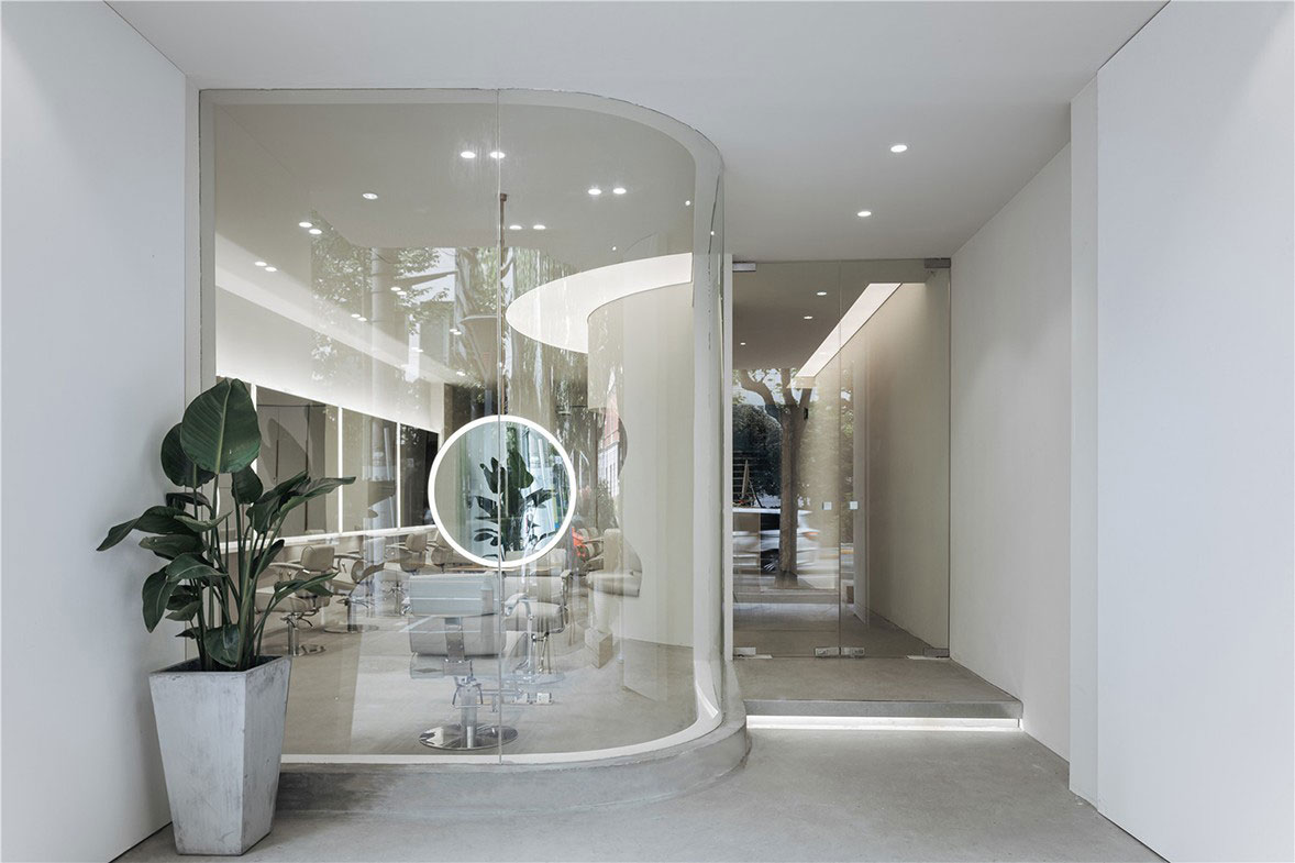 鄭州180平米美發(fā)店裝修設計效果圖