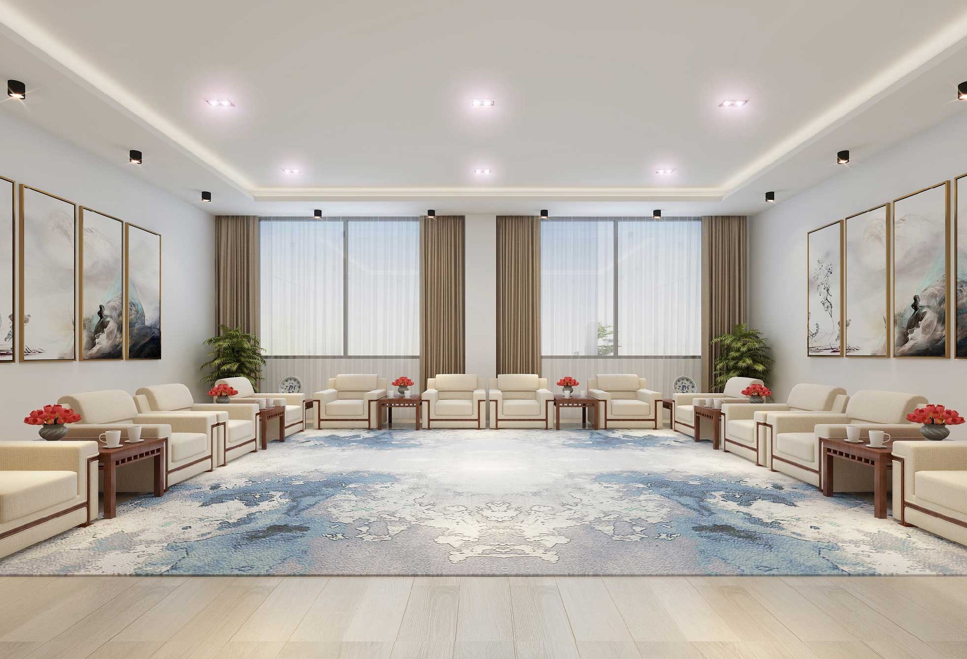 3200平米周口辦公樓設(shè)計效果圖