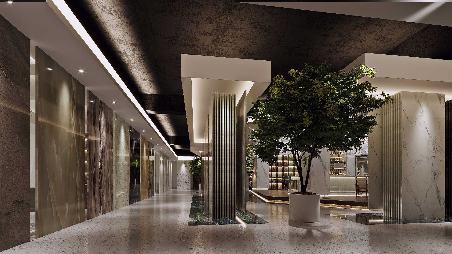 1500平米鄭州高端辦公室裝修設(shè)計效果圖