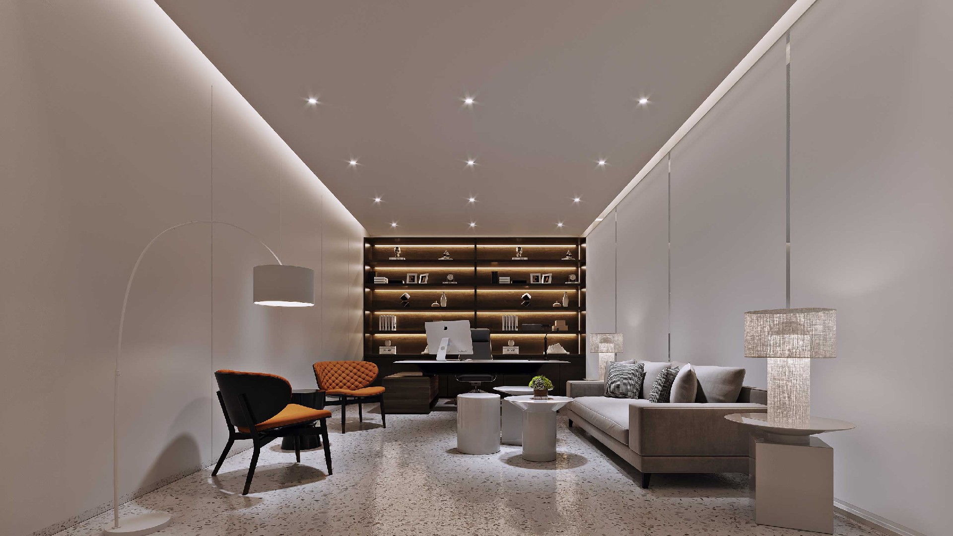 1500平米鄭州高端辦公室裝修設(shè)計效果圖