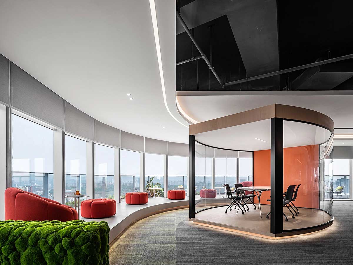 800平米鄭州寫字樓裝修設(shè)計(jì)效果圖