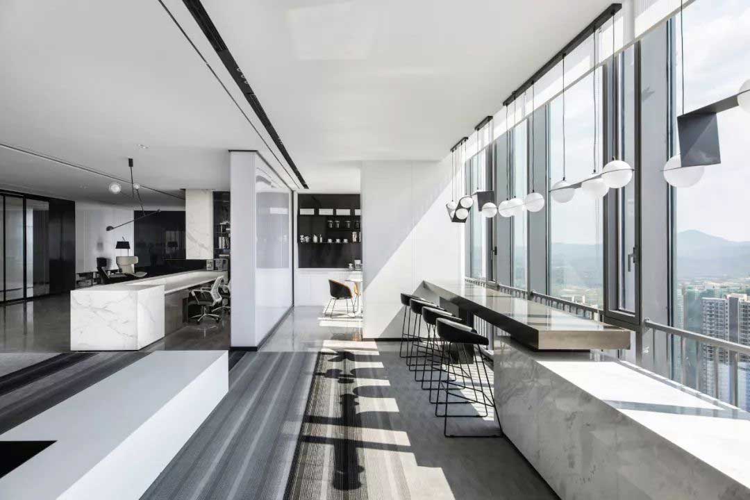 鄭州東區(qū)辦公室設(shè)計裝修效果圖