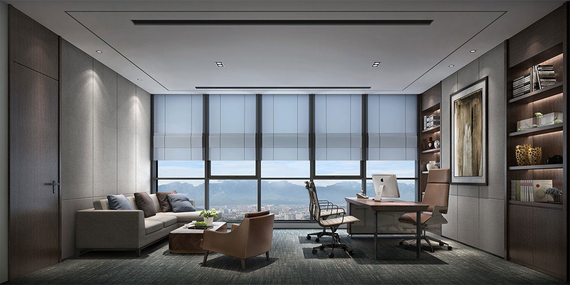 450平米辦公室設(shè)計裝修施工效果圖